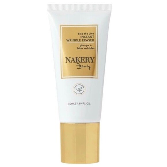 2X Nakery Beauty Skip The Line Instant Wrinkle Eraser Plump Blurs 1.69oz NEW - Picture 2 of 6